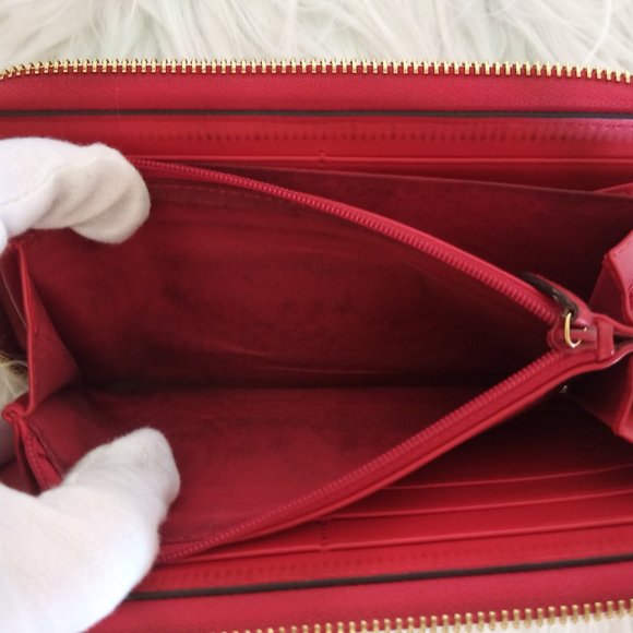 🍎AMAZING EUC! Gucci GG Supreme Ltd Ed Zippy Long Wallet w/ Dust Bag & Box🍎 - Picture 13 of 15